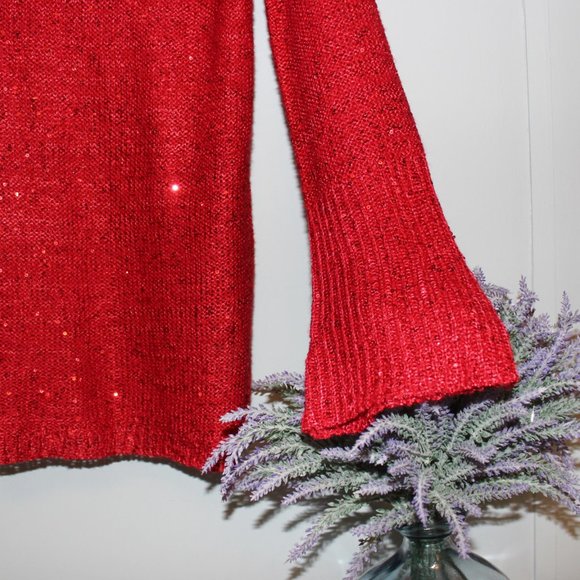 Beautiful NEW Reba Holiday Sweater Size L - Picture 2 of 6